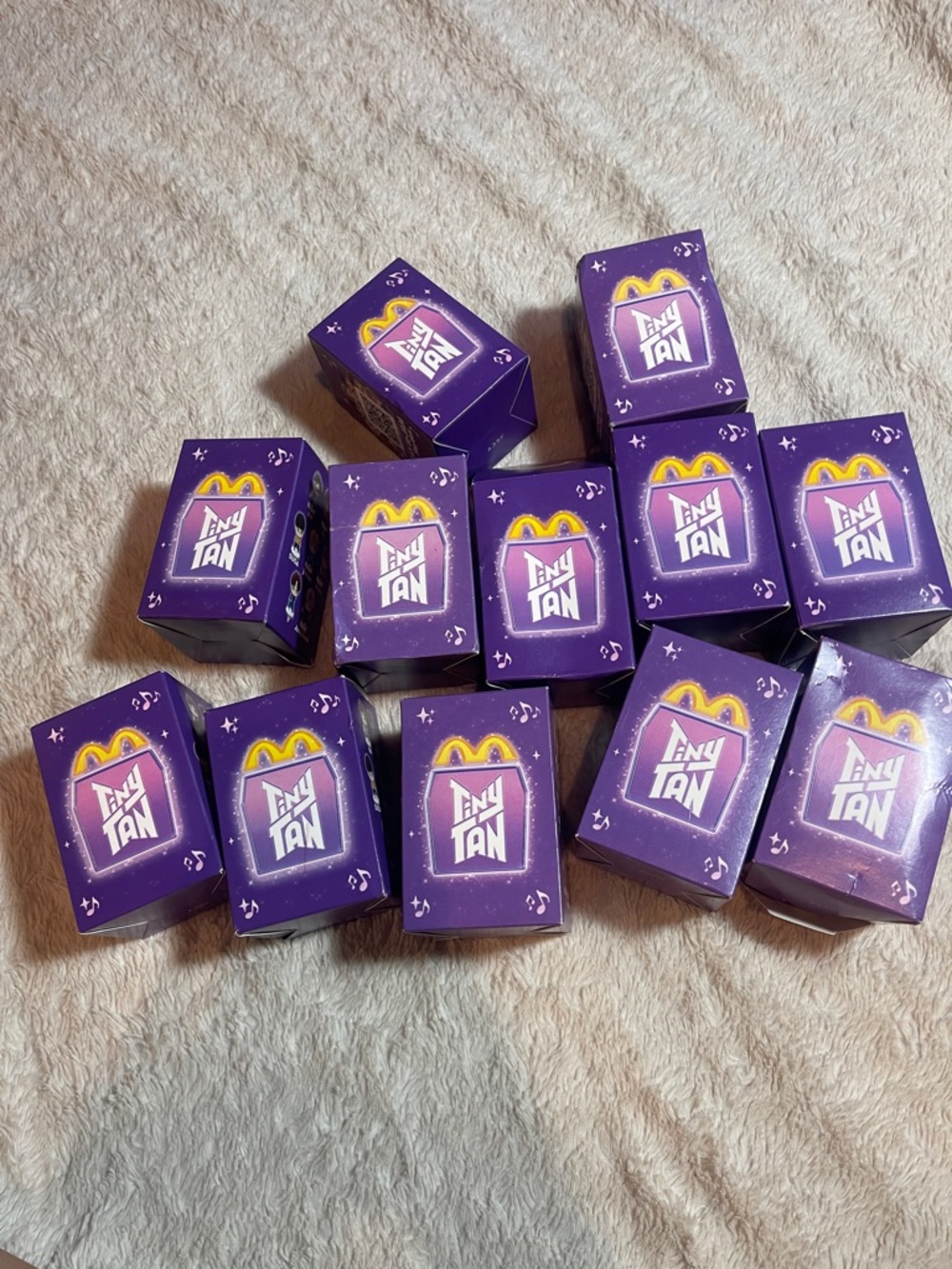 McDonald's Purple Tiny TAN Happy Meal Toys - Picture 2 of 4